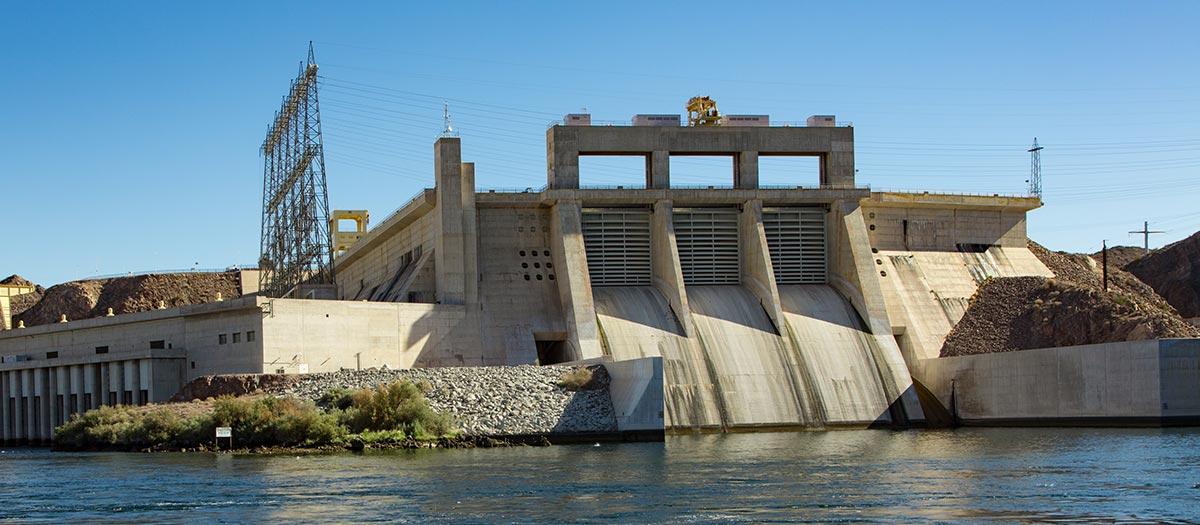 Davis Dam in Laughlin, Nevada