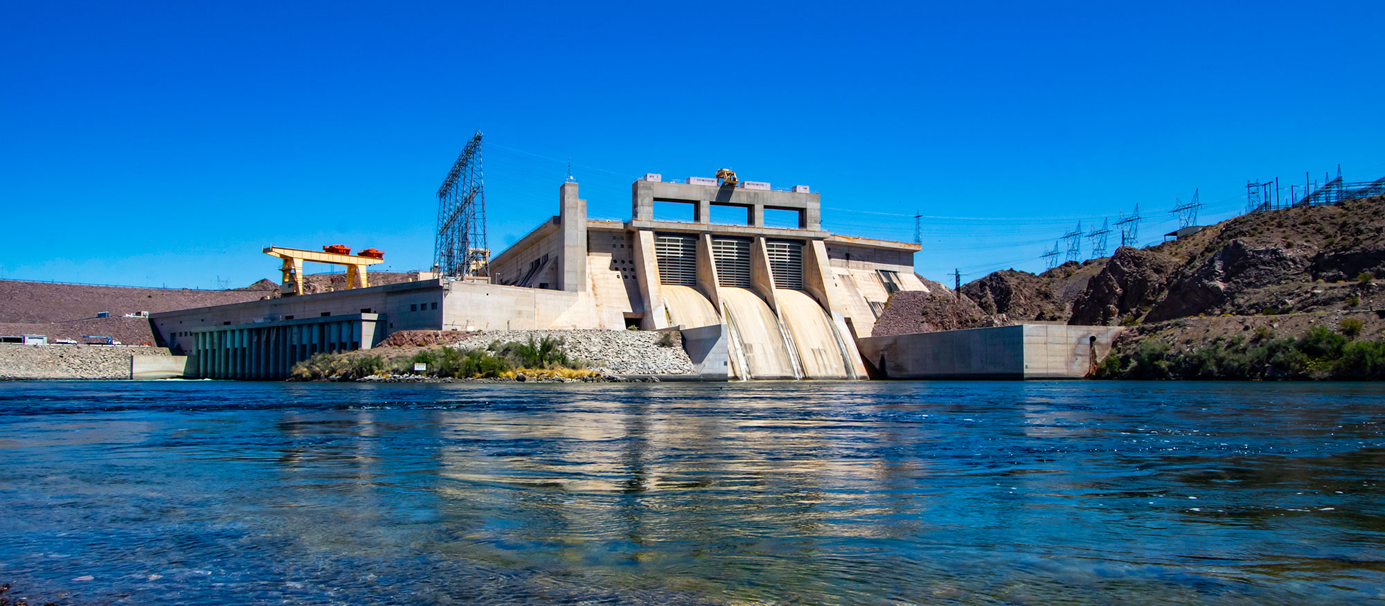 Davis Dam in Laughlin, Nevada