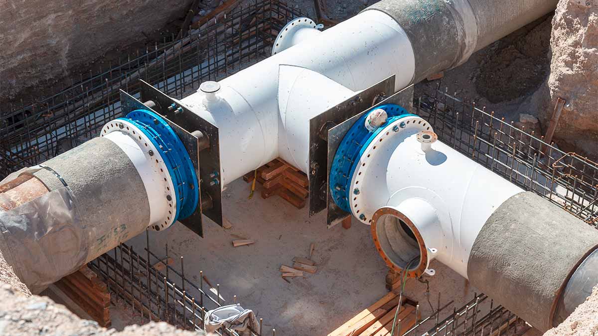 Summerlin reservoir construction