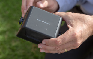 Battery operated leak detector.